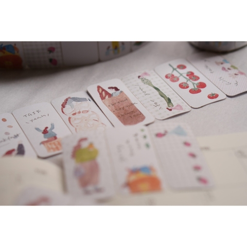 [Chiết lẻ 20 tờ] “Farmers Market” Sticker Roll | Hãng Ivy Snow