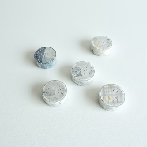 [Chiết 1 m] Các mẫu washi IN NHŨ hãng Yohaku | From Sapporo Nhật Bản