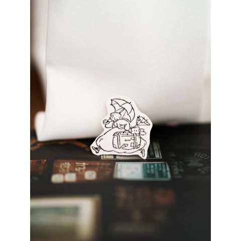 [Set và tách Set] Các mẫu stamp 2 mặt series Among Star | hãng Yamadoro