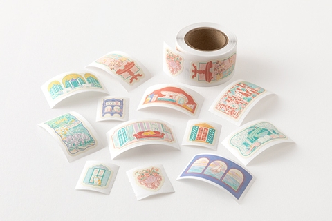 Các mẫu Kiss-cut Roll Sticker hãng Midori | Nhật Bản