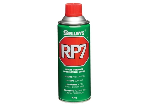 Bình xịt dầu đa dụng nổi tiếng RP7 Selleys Vietnam (Úc), dùng để chống rỉ sét, bôi trơn ổ khóa, bản lề, và đẩy nước ra khỏi động cơ xe máy hoặc thiết bị kim loại