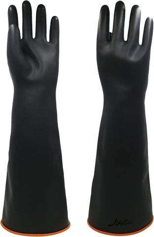 Găng tay chống hóa chất axit kiềm A5392 dài 45cm