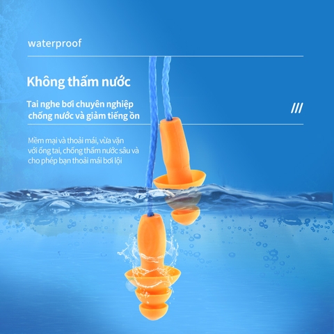 Nút bịt tai chống ồn TPR, quy cách 311x (32dB. CE, EN. Hộp 100 cái)