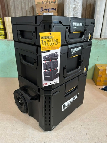 BỘ THÙNG ĐỒ NGHỀ 3 TẦNG TOUGHBUILT STACKTECH® TB-B1S3-B-70R-BEA ITC xây dựng