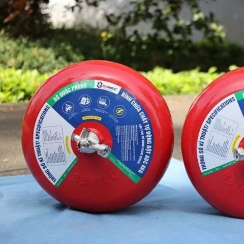 Bình cầu chữa cháy tự động bột ABC 6kg 83MEC BQP