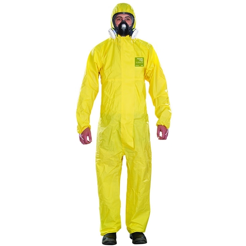安思尔Ansell C级防化服耐酸碱防护服连化学品危化品 2300黄色