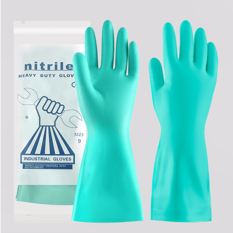 Găng tay cao su nitrile rửa bát bền 3 tháng A536