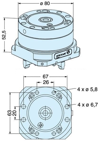 Chuck Kẹp Nhanh 80 A-ONE 3A-100001
