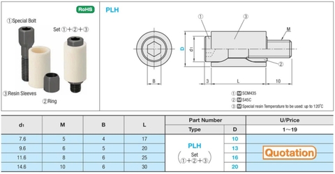 Chốt Giật Khuôn PLH13