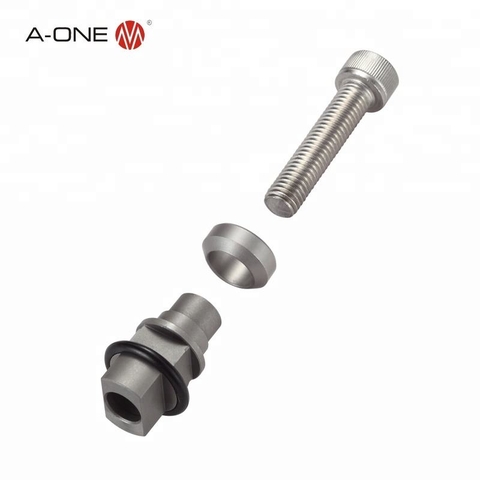 Chốt kẹp EDM có lỗ xả A-ONE 3A-400039 | Chucking Spigot F/M