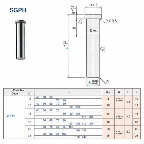 Trục Dẫn Hướng SGPH25