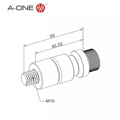Chốt gá EDM Inox A-ONE 3A-400076 | Chucking Spigot F/A Inox