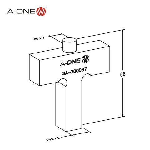 Thanh căn chỉnh vuông 15 A-ONE 3A-300037 | Square 15 Alignment Bar