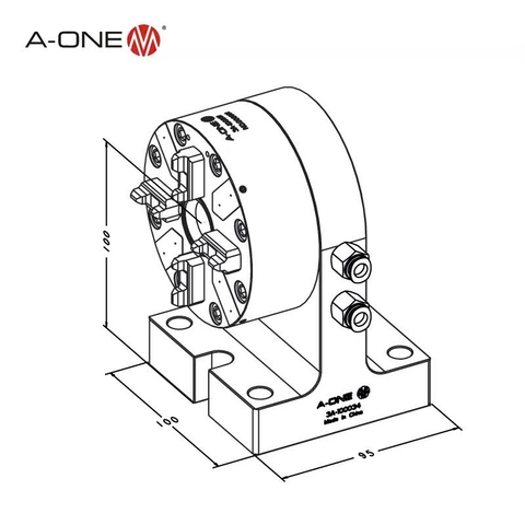 Đầu kẹp tự động ngang A-ONE 3A-100034