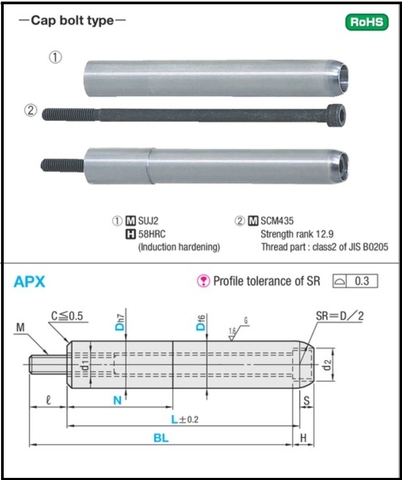 Chốt Xiên APX25
