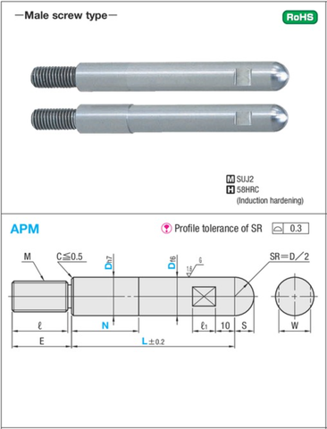Chốt Xiên APM16