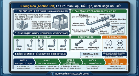 Bulong Neo (Anchor Bolt): Tất Cả Những Gì Bạn Cần Biết