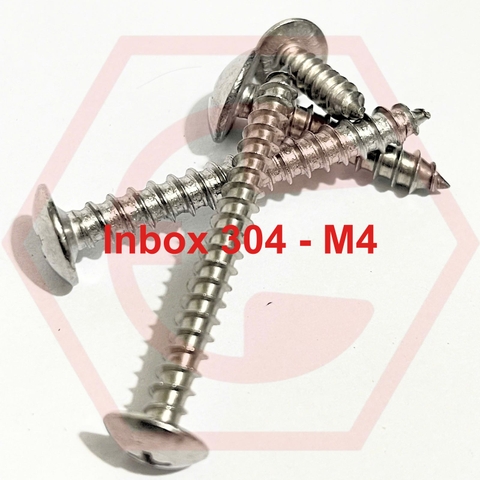 Vít Gỗ Dù 304 M4 ( đường kính 4mm)