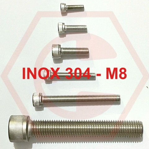 Lục Giác 304 M8 ( đường kính 8mm)