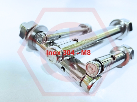 Tắc Kê 304 M8 ( đường kính 8mm)