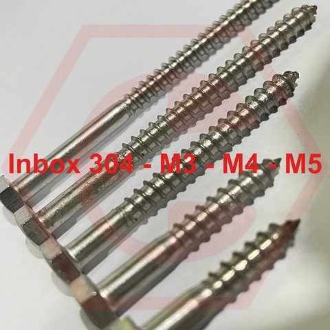 Vít Phong 304 M3, M4, M5 ( đường kính 3, 4 và 5mm)