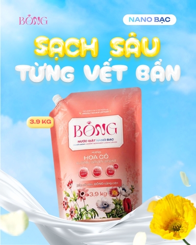 Nước giặt BÔNG hương Hoa Cỏ