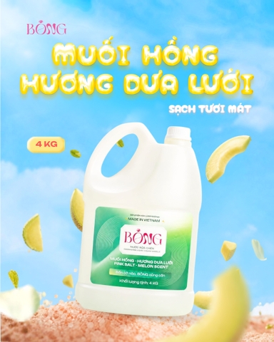 Nước rửa chén BÔNG hương Muối Hồng Dưa Lưới