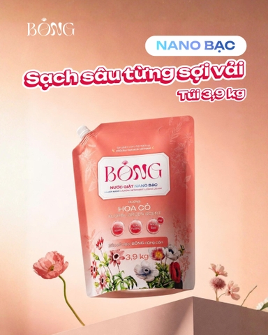 Nước giặt BÔNG hương Hoa Cỏ