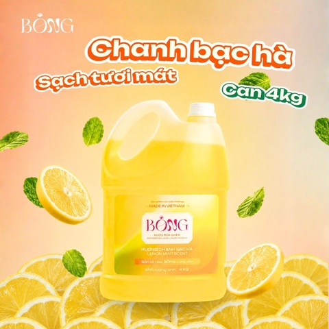 Nước rửa chén BÔNG hương Chanh Bạc Hà