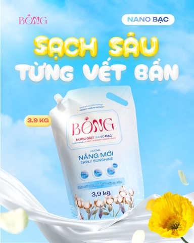 Nước giặt BÔNG hương Nắng Mới