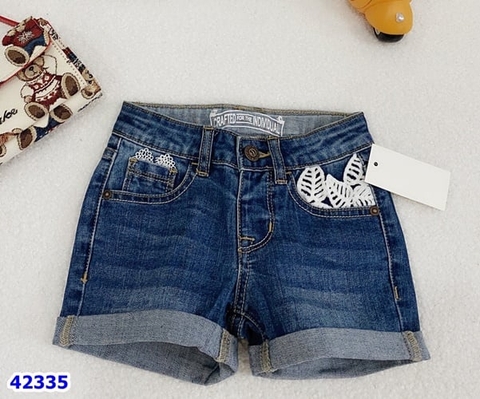 Quần short Next BG thêu lá Vừa - size 6y