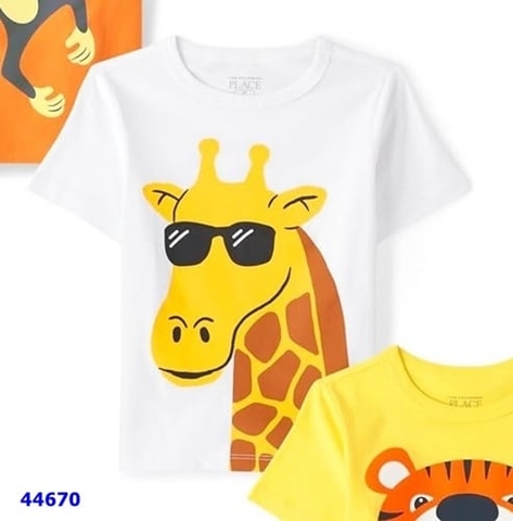 Áo Place trắng hươu cao cổ - size 5y