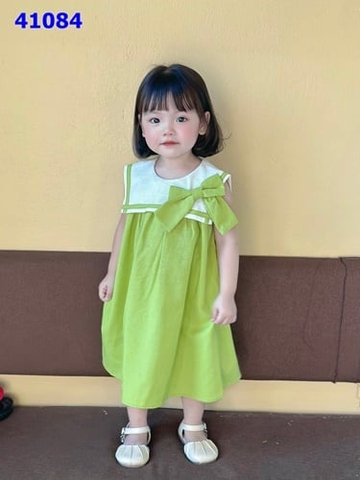 Đầm Emay xanh lá thủy thủ - size 2y