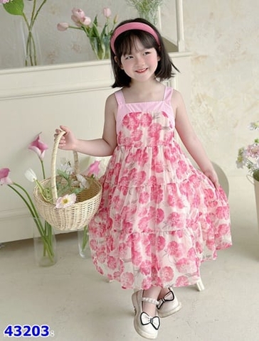 Đầm Melisa hoa hồng