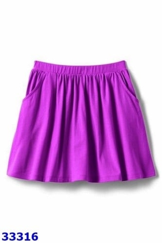 Chân váy Land End tím - sz 14+