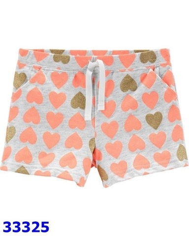 Quần short Carter's xám trái tim - sz 12m