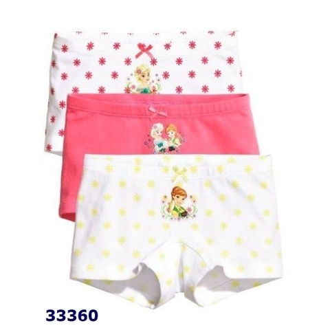 Set 3 chíp đùi H&M trắng hồng Elsa & Anna - sz 1.5/2y