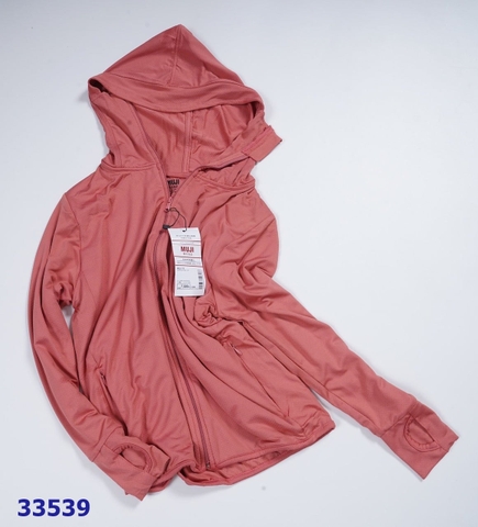 Áo khoác Muji đỏ nâu - Size 7-8y