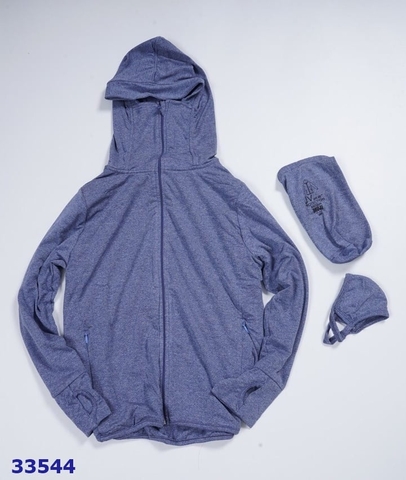 Áo khoác Muji xanh xám - size 9-10y