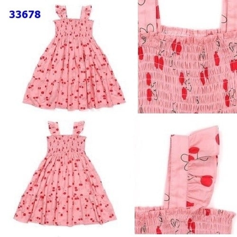 Đầm kate hồng cherry- size 120