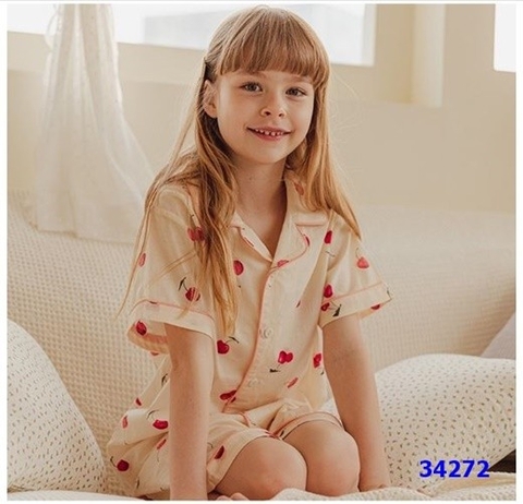 Pijama M&M vàng cherry - size 10y