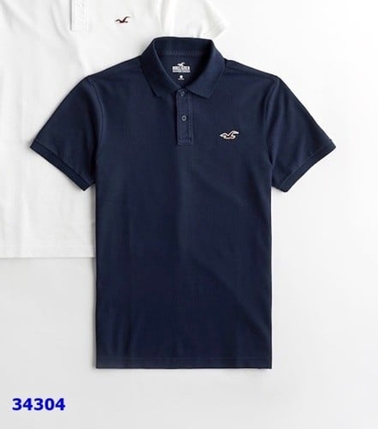 Áo thun Hollister xanh navy - size M