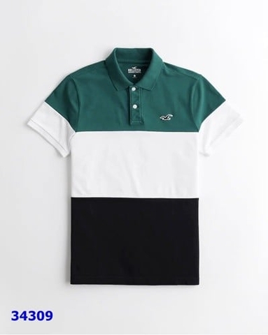 Áo thun Hollister xanh lá đen - size XL