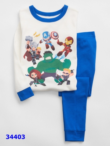 Bộ BabyGap marvel siêu nhân trắng- size 12-18m