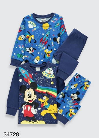 Set 2 pyjama Matalan Mickey & Luto- size 12-18m