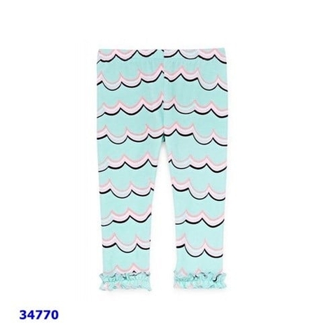 Legging Okie Dokie xanh ngọc vòng hồng, đen...- size 24m