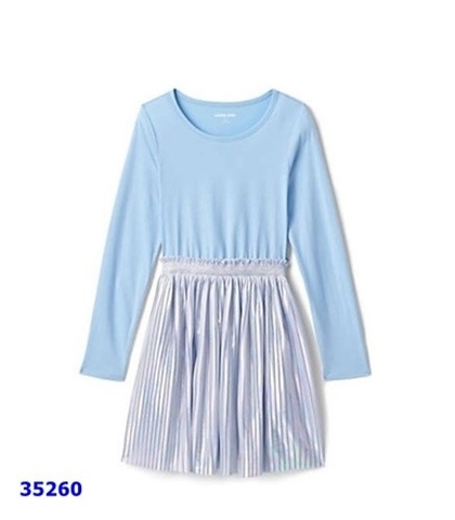 Đầm thun DT Land's End xanh dương - sz 14y