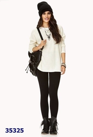 Legging F21 nữ đen - size XS