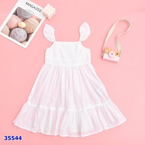 Đầm Losan trắng ren - size 5y