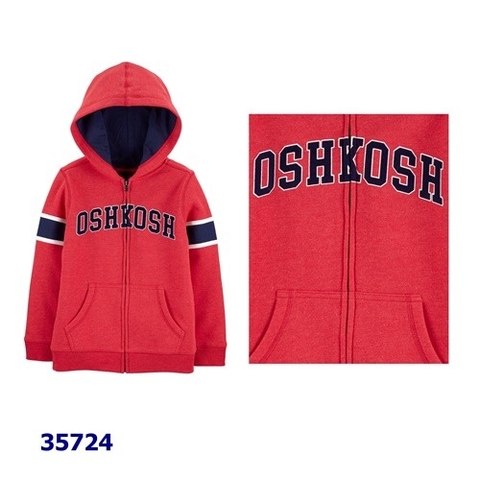Áo khoác Oshkosh đỏ - size 3y